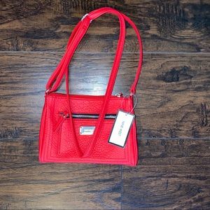 NINE WEST crossbody small purse red NEW